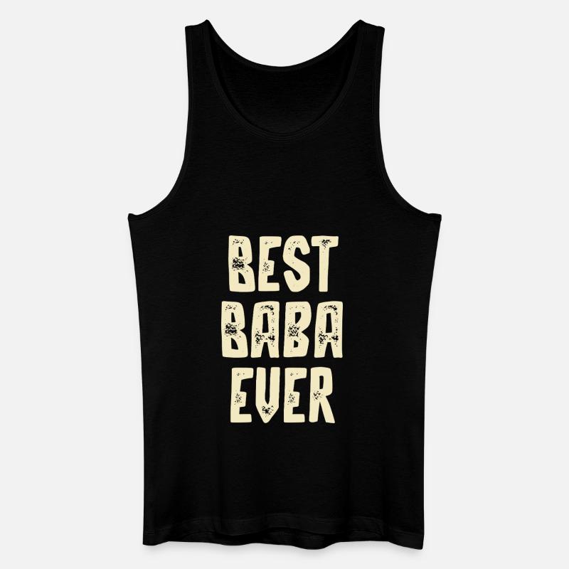 Best Baba Ever - Männer Bio Tank Top - Schwarz