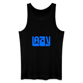 LAZY Vibes – Détente à porter - Débardeur bio Homme - noir - Devant