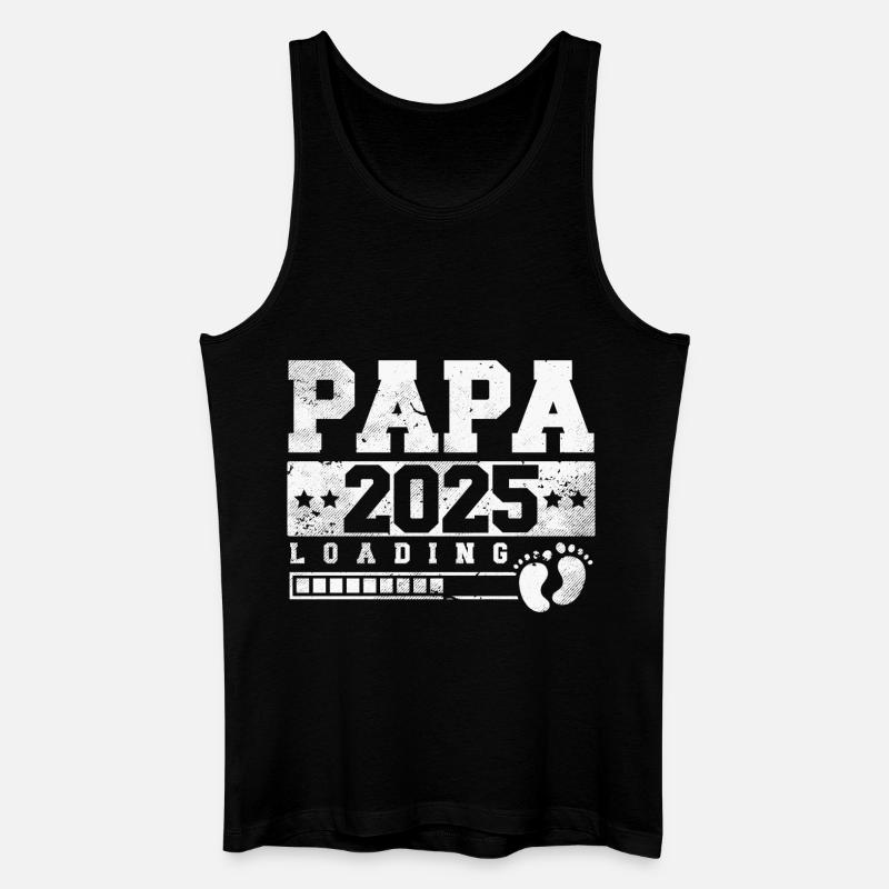 Papa 2025 loading - Men’s Organic Tank Top - black