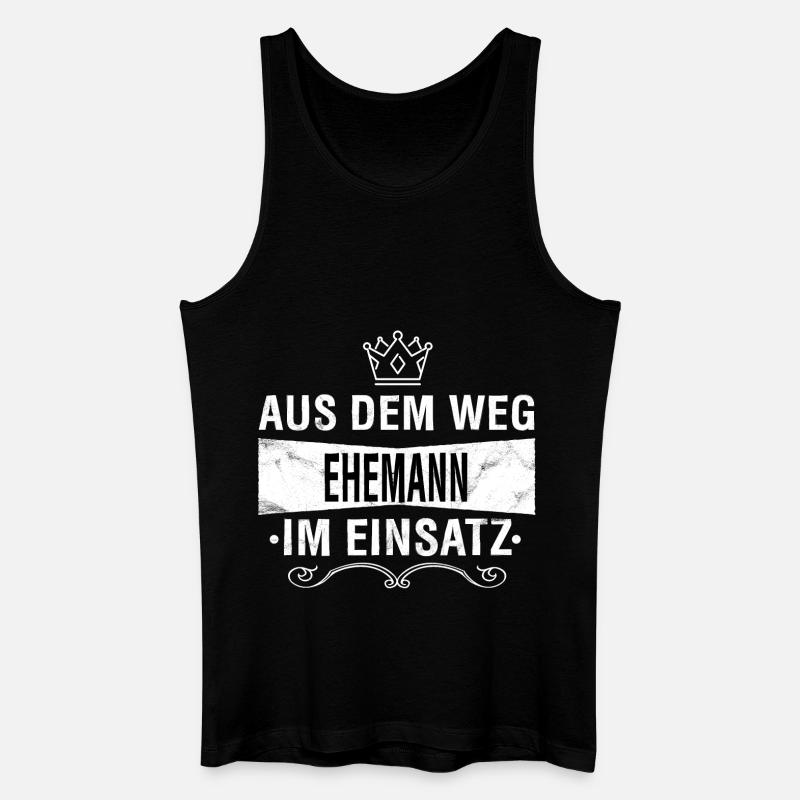 Ehemann - Männer Bio Tank Top - Schwarz