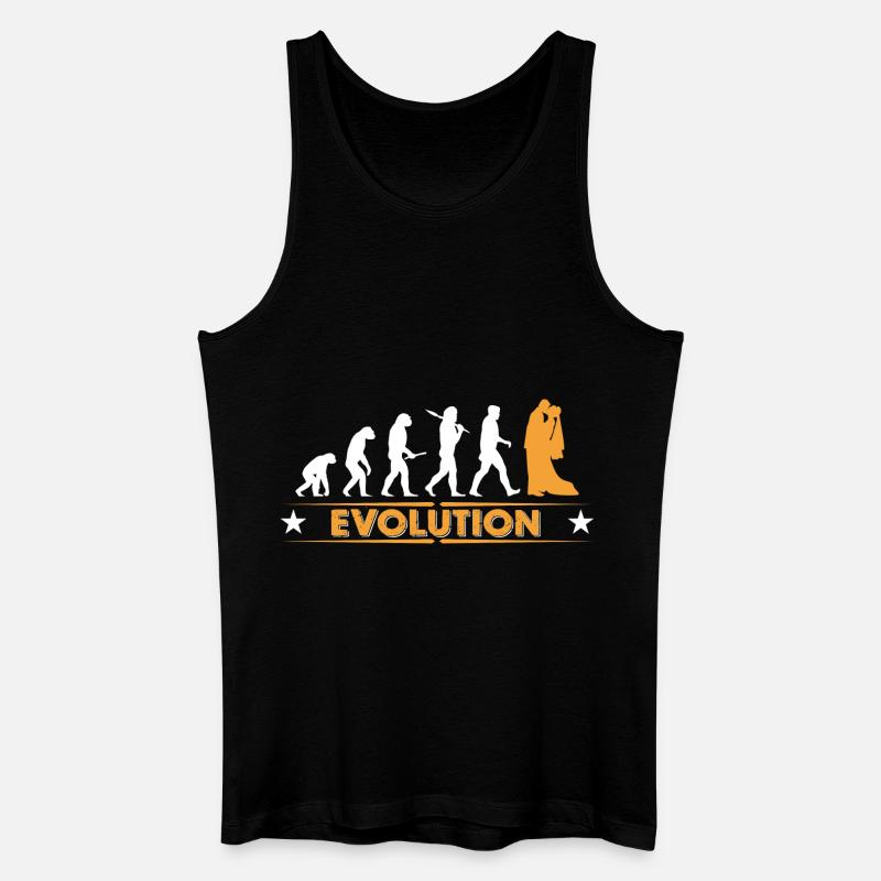 Wedding - evolution - Men’s Organic Tank Top - black
