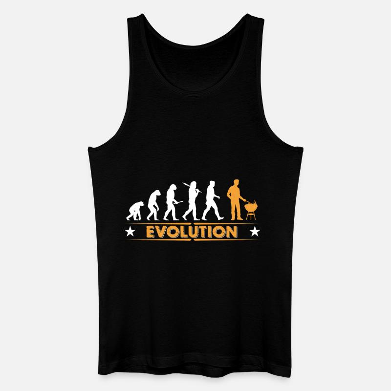 Barbecue - Grillmeister - Evolution - Männer Bio Tank Top - Schwarz