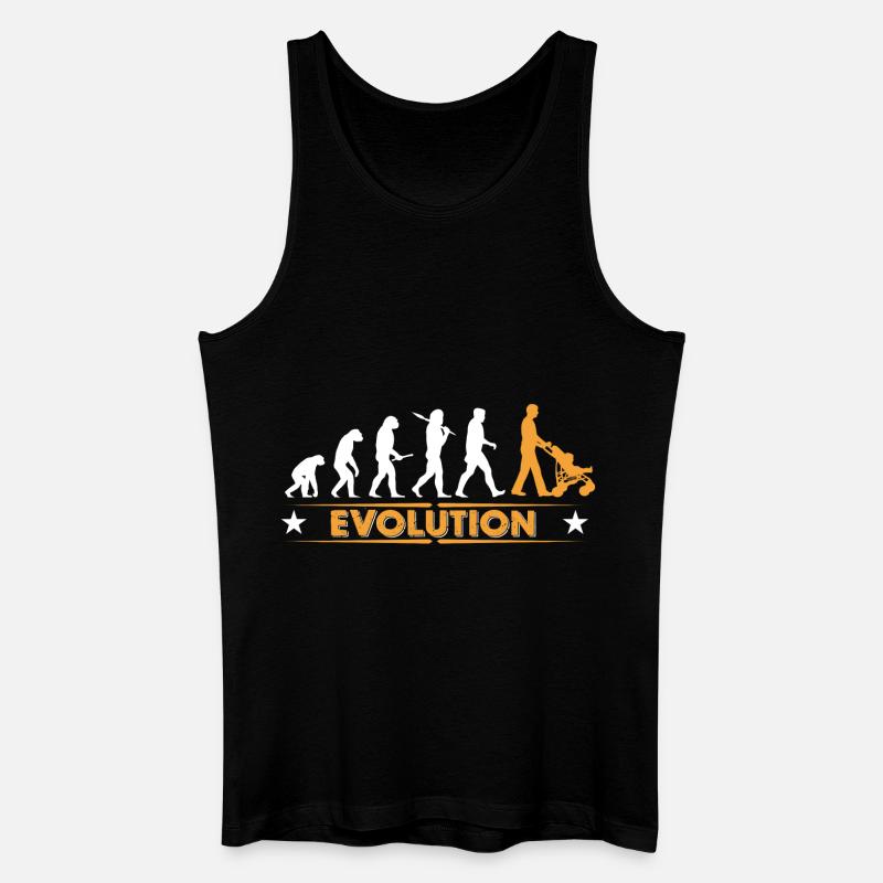 Walking Dad - Evolution - Débardeur bio Homme - noir