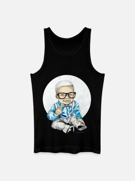 Naughty Boy - Men’s Organic Tank Top - black