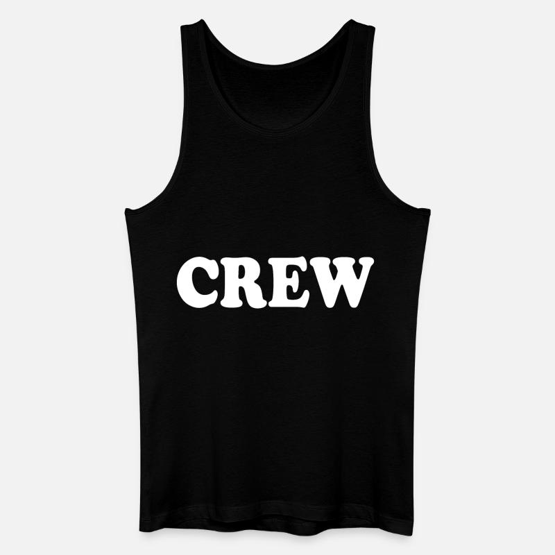 Crew - Männer Bio Tank Top - Schwarz