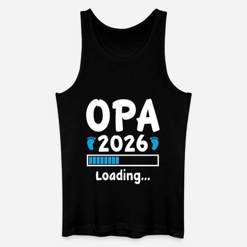 Opa 2026 Loading - Männer Bio Tank Top - Schwarz