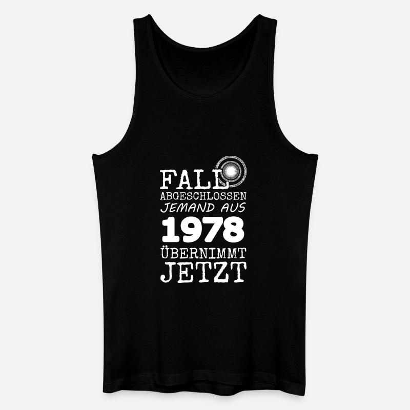 1978 1978 - Männer Bio Tank Top - Schwarz