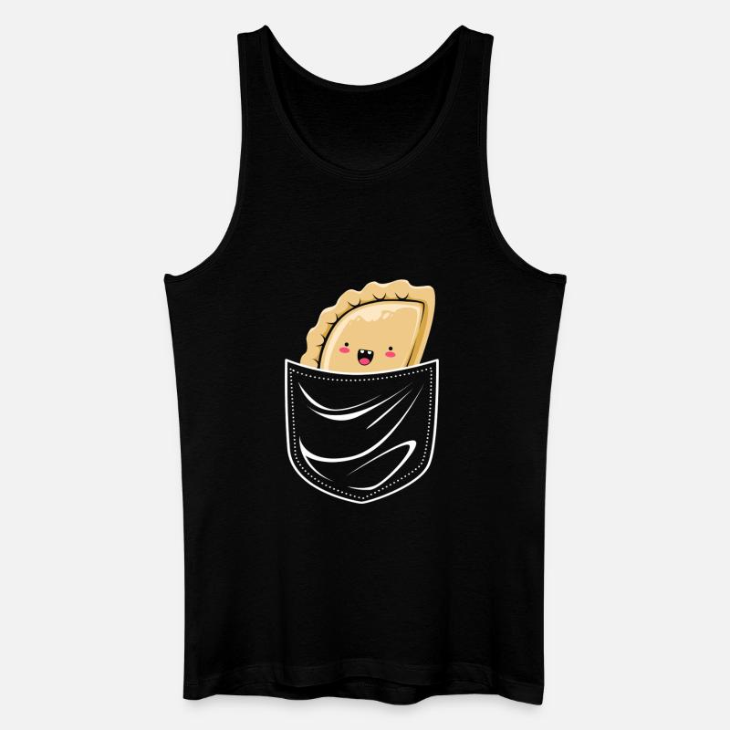 Pierogi Polen Polnisch - Männer Bio Tank Top - Schwarz
