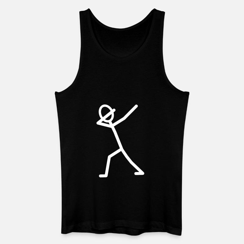 DAB DÄB Jubel Geschenkidee - Männer Bio Tank Top - Schwarz