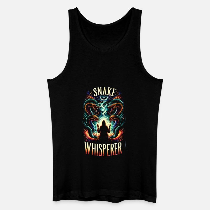 Snake Whisperer 7 - Männer Bio Tank Top - Schwarz