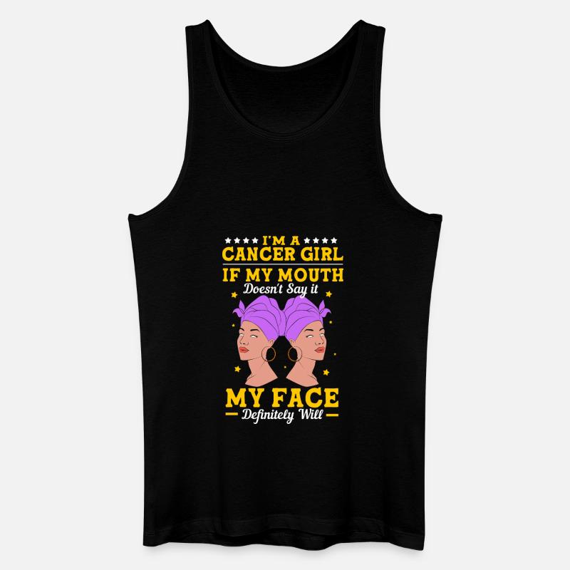 Sternzeichen Krebs - Männer Bio Tank Top - Schwarz