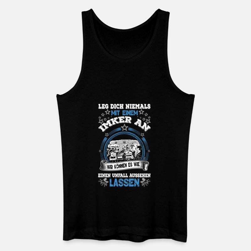 Imker - Männer Bio Tank Top - Schwarz