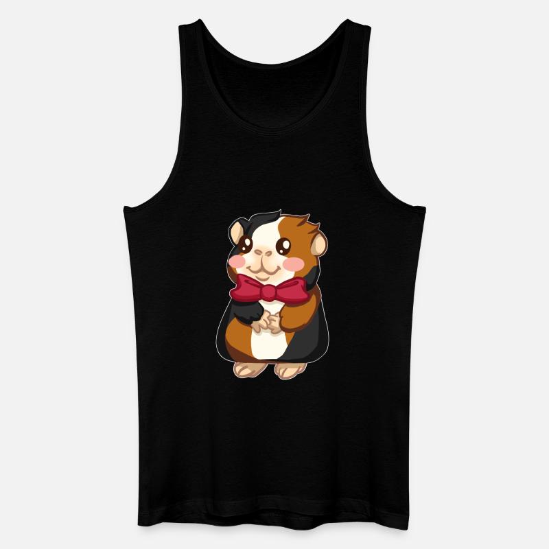 Meerschweinchen - Männer Bio Tank Top - Schwarz