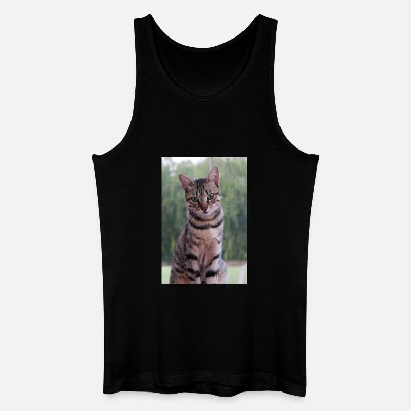 Katze Kätzchen - Männer Bio Tank Top - Schwarz