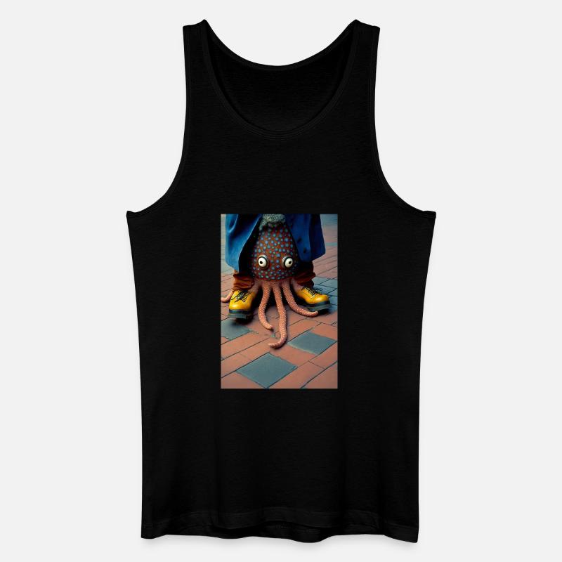 Anthropomorph 07 - Männer Bio Tank Top - Schwarz