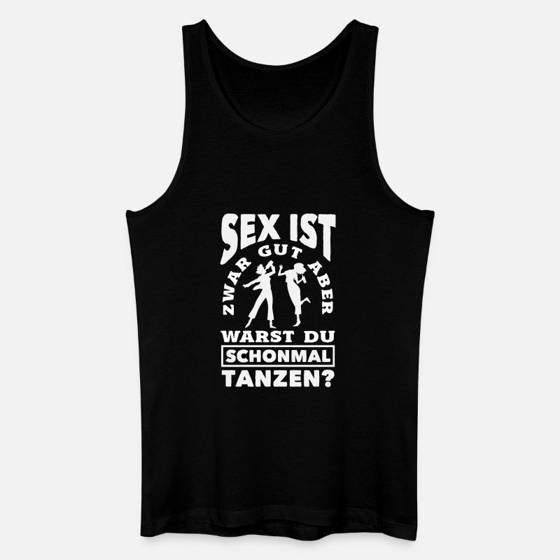 Tanzen - Männer Bio Tank Top - Schwarz