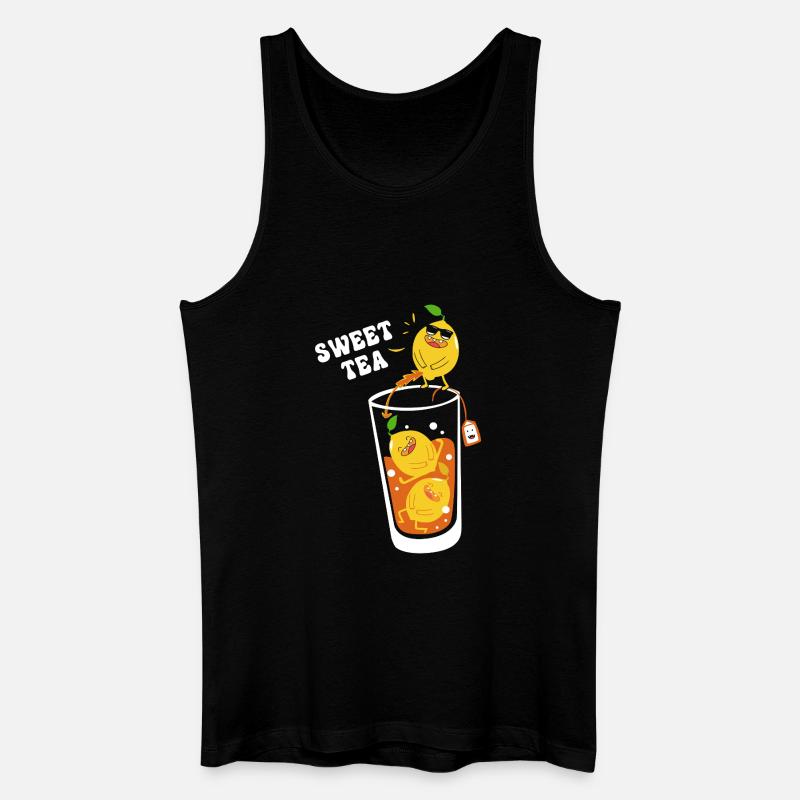 Chai Tee Sweet Tea - Männer Bio Tank Top - Schwarz