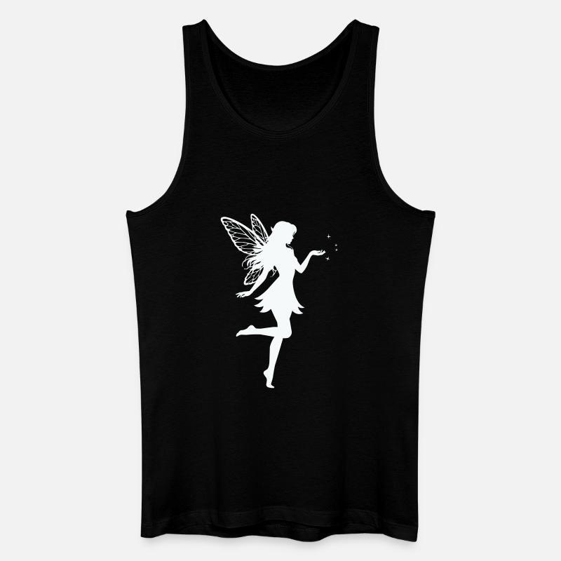 Fee Elfe  - Männer Bio Tank Top - Schwarz