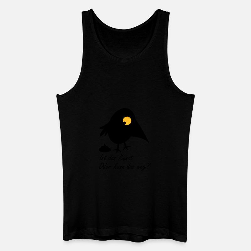 Ist das Kunst - Männer Bio Tank Top - Schwarz
