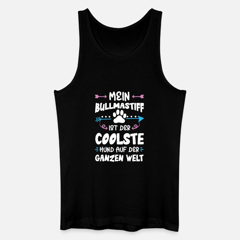 bullmastiff hund spruch - Männer Bio Tank Top - Schwarz
