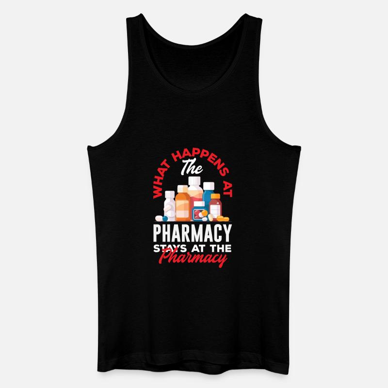 Apotheker Pharmazeutisch-technischer - Männer Bio Tank Top - Schwarz