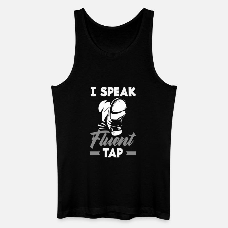 Stepptänzer, Steppschuhe, Tap Dance - Männer Bio Tank Top - Schwarz