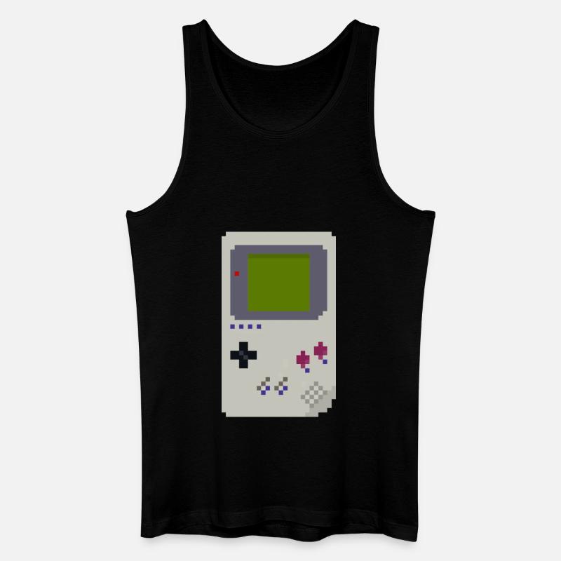 Konsole - Männer Bio Tank Top - Schwarz