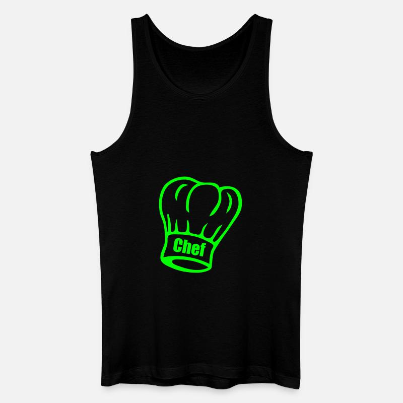 Chef - Männer Bio Tank Top - Schwarz