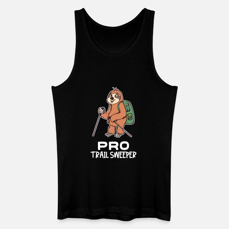 Urwaldbewohner Faultier Säugetier Statement Zoo - Männer Bio Tank Top - Schwarz