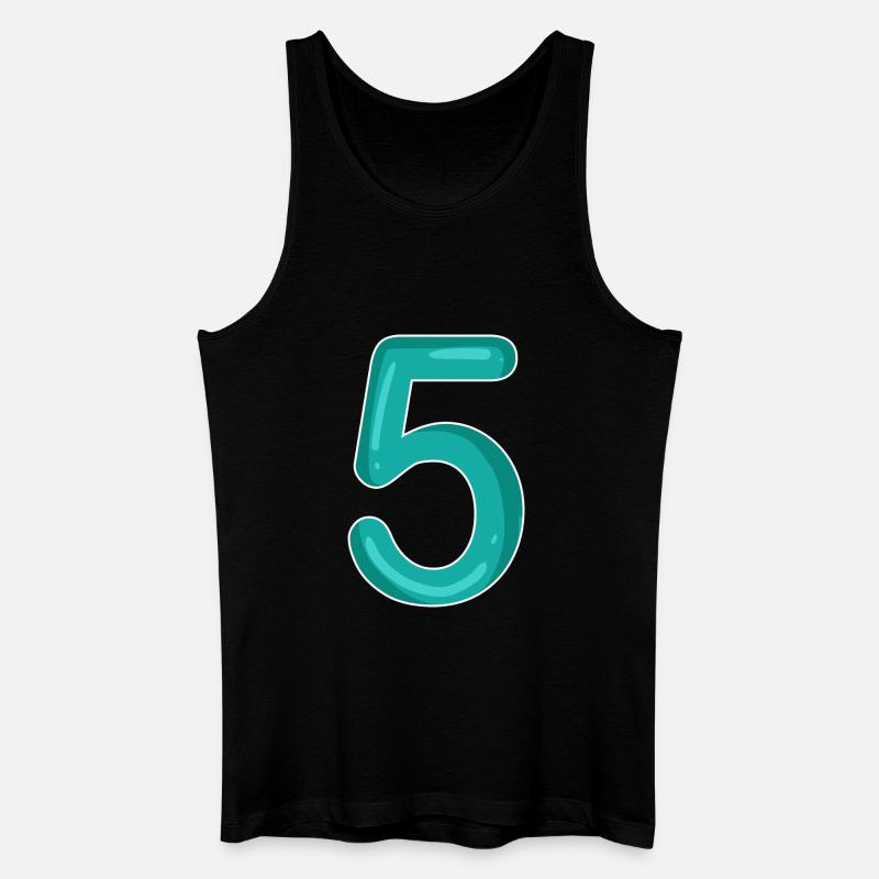 5 - Männer Bio Tank Top - Schwarz