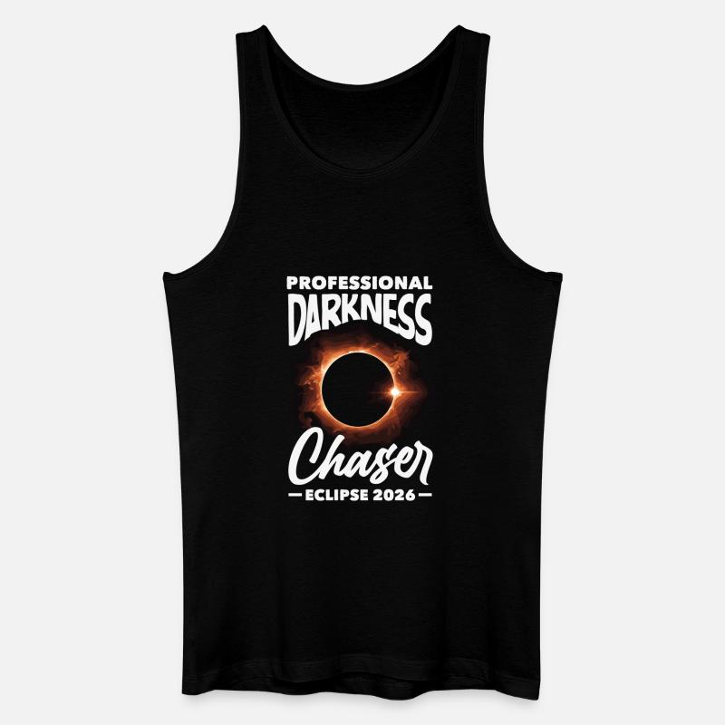 Sonnenfinsternis 2026, 12. August - Männer Bio Tank Top - Schwarz
