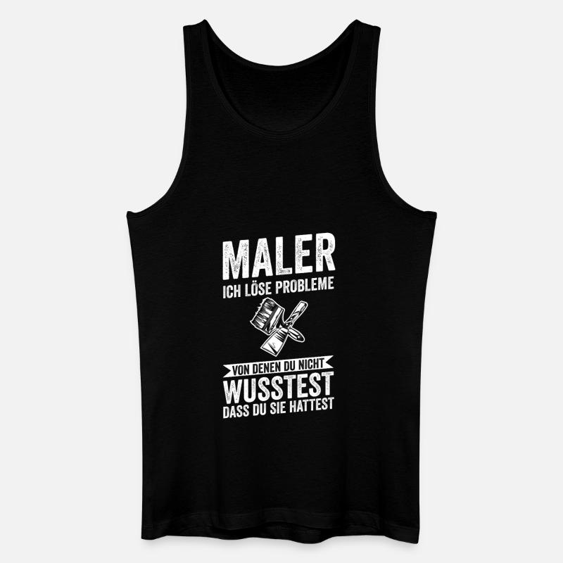 Master Painter Journeyman Painter - Men’s Organic Tank Top - black