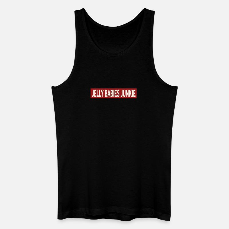 JELLY BABIES JUNKIE - Männer Bio Tank Top - Schwarz