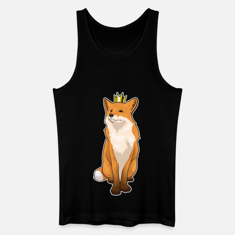 Fox Crown - Men’s Organic Tank Top - black