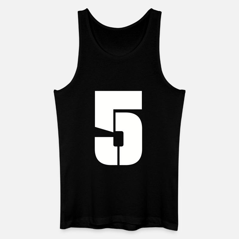 5 - Männer Bio Tank Top - Schwarz