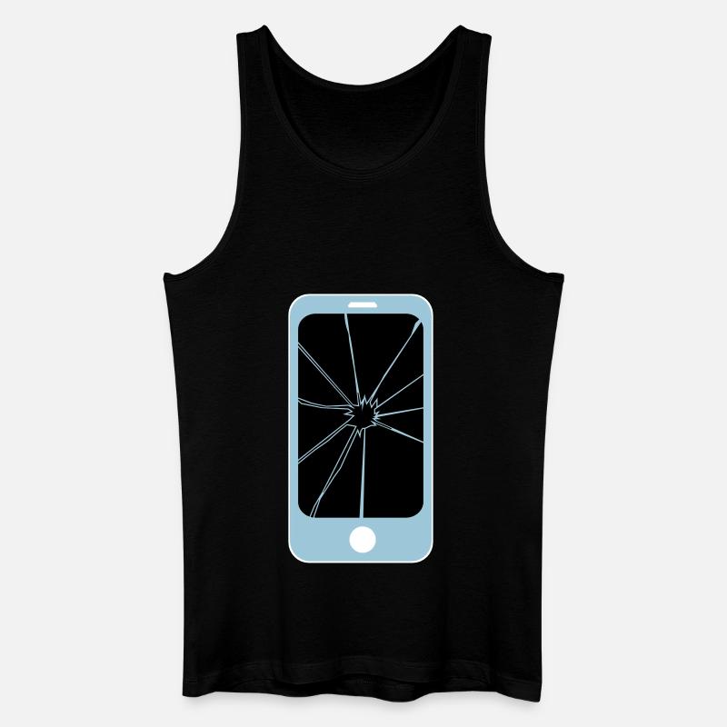 spider app - Männer Bio Tank Top - Schwarz