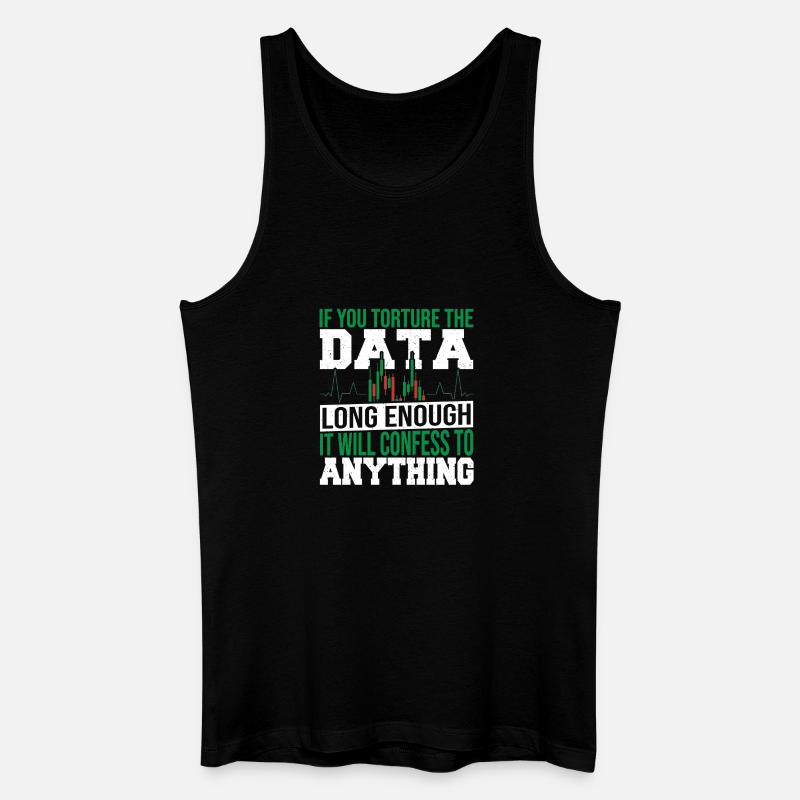 Datenanalyse Datenintegration Datenwissenschaft - Männer Bio Tank Top - Schwarz