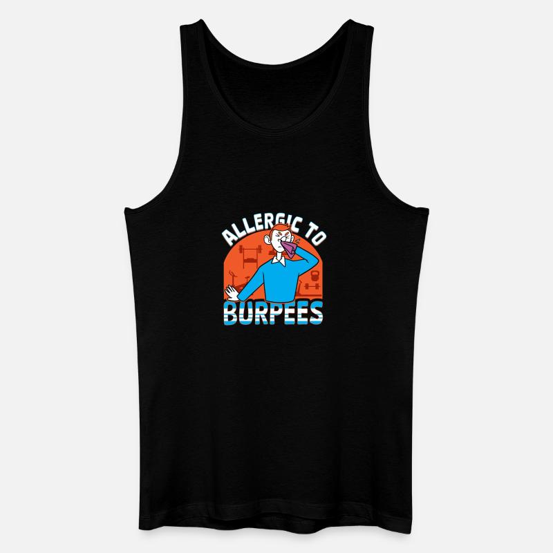 Burpees Training, Squat, Kardiotraining - Männer Bio Tank Top - Schwarz