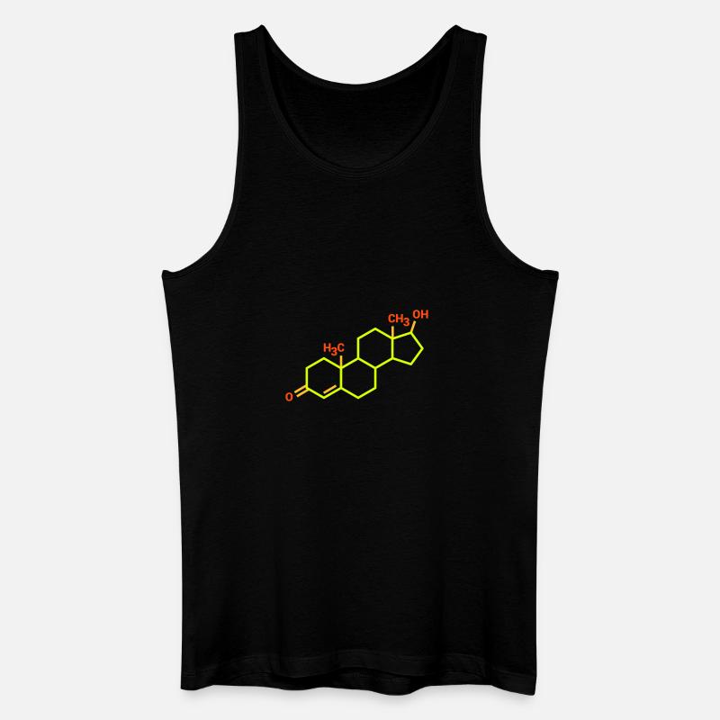 Testosteronformel - Männer Bio Tank Top - Schwarz