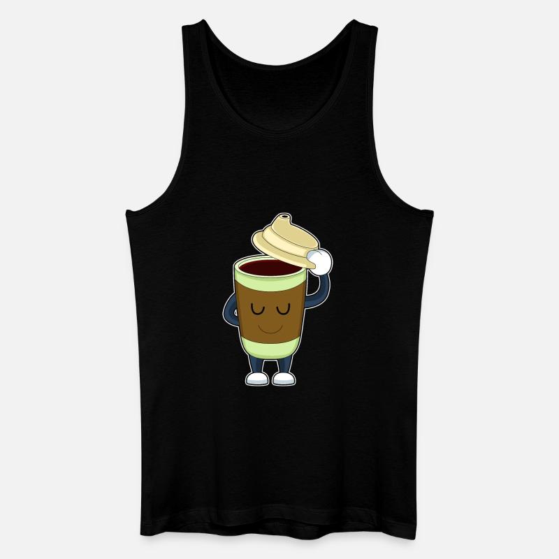 Gentleman Coffee to go - Männer Bio Tank Top - Schwarz