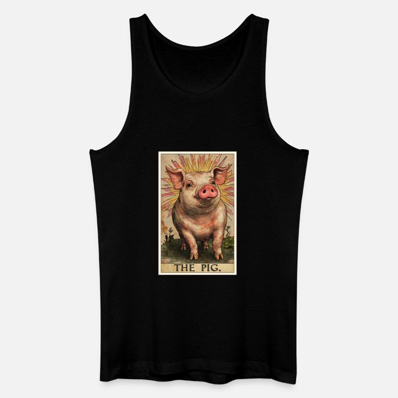Schweine Schwein - Männer Bio Tank Top - Schwarz