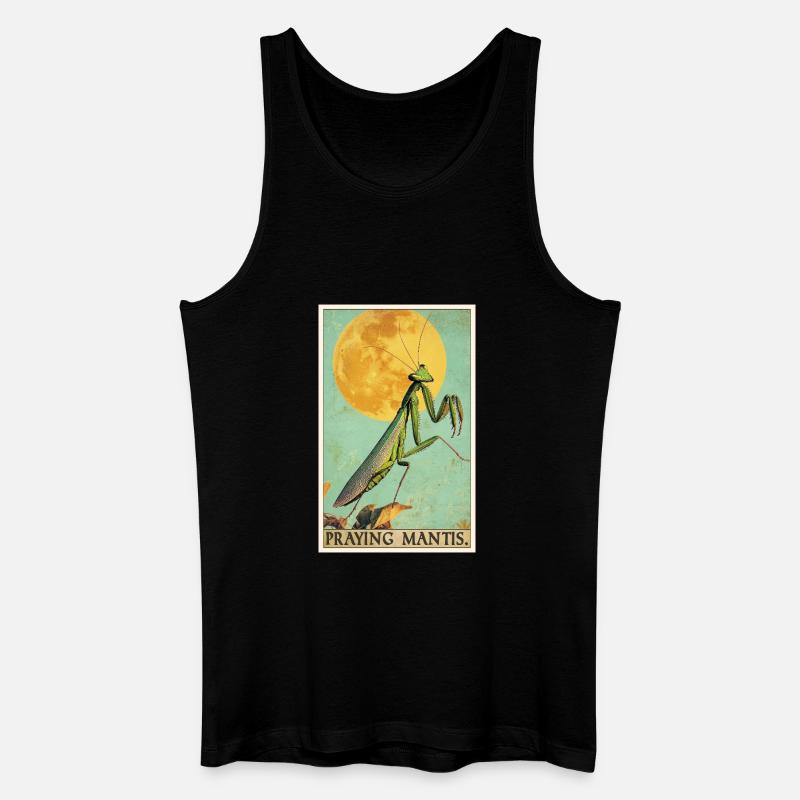 Gottesanbeterinnen Gottesanbeterin - Männer Bio Tank Top - Schwarz
