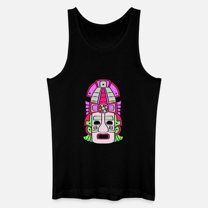 Inka Maya kalender aztec - Männer Bio Tank Top - Schwarz