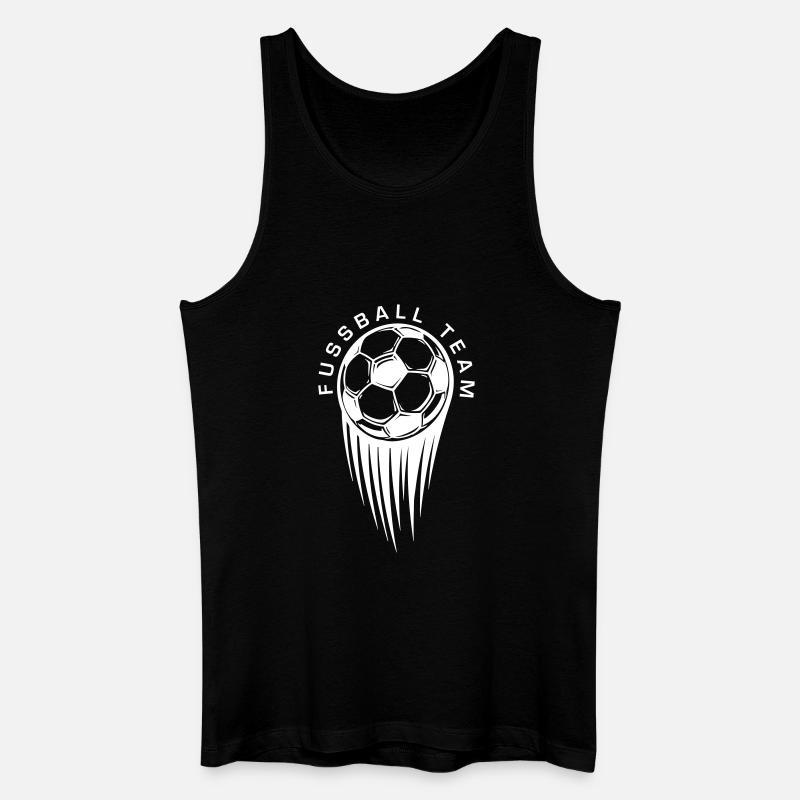 Fussball Team - Männer Bio Tank Top - Schwarz
