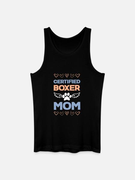 Certified Boxer Mom - Men’s Organic Tank Top - black