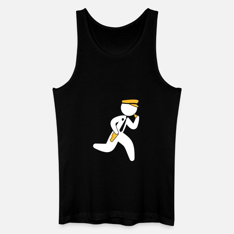 Polizei - Männer Bio Tank Top - Schwarz