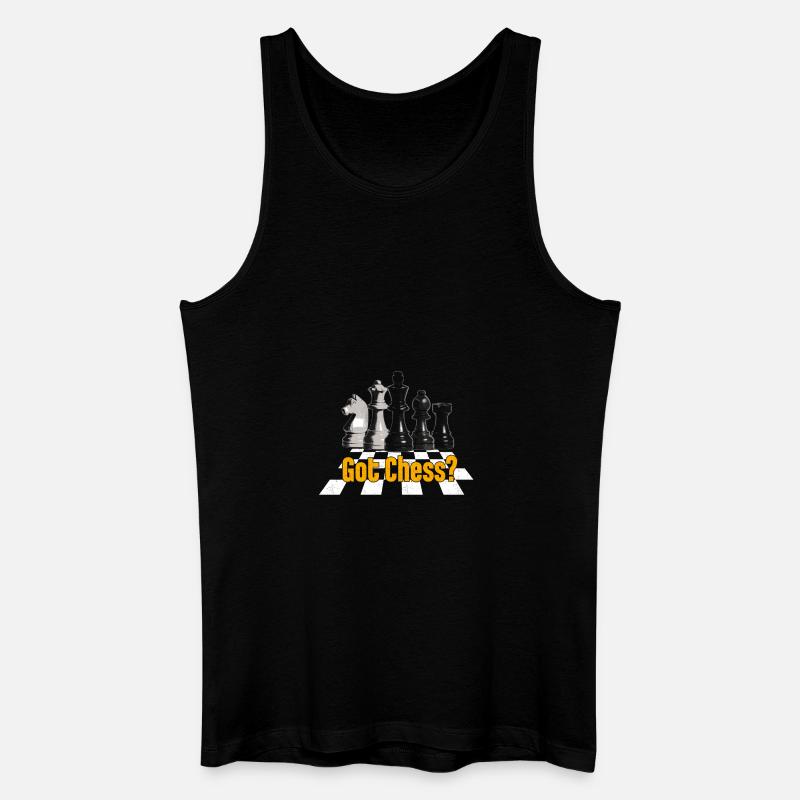 Schach - Schachbrett - got Chess? - Männer Bio Tank Top - Schwarz