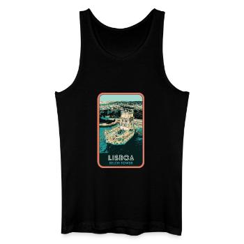Tour of Belém in Portugal: Marine View - Men’s Organic Tank Top - black - Front