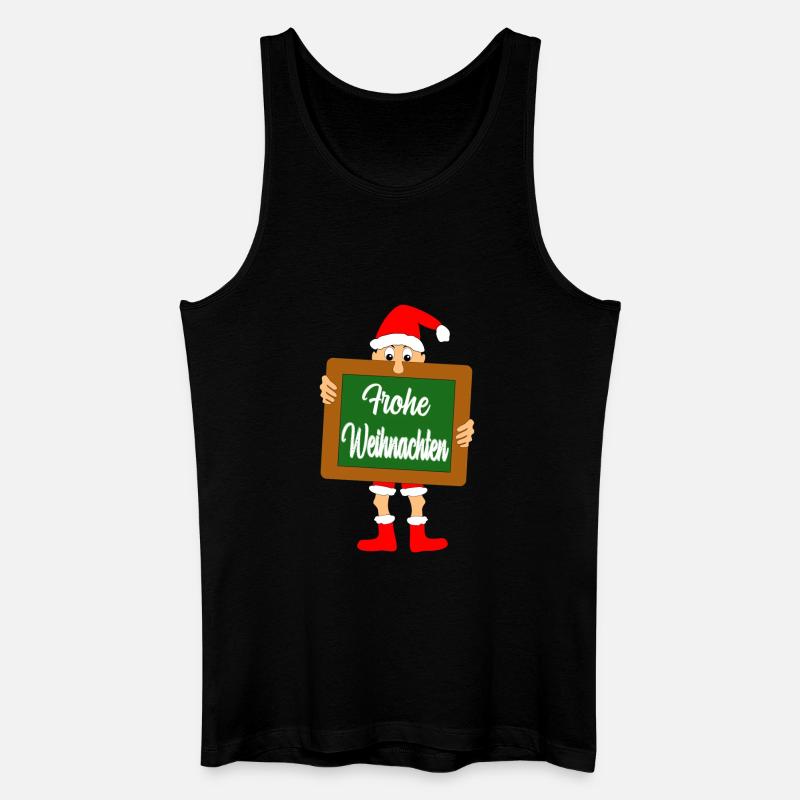 Weihnachten - Männer Bio Tank Top - Schwarz