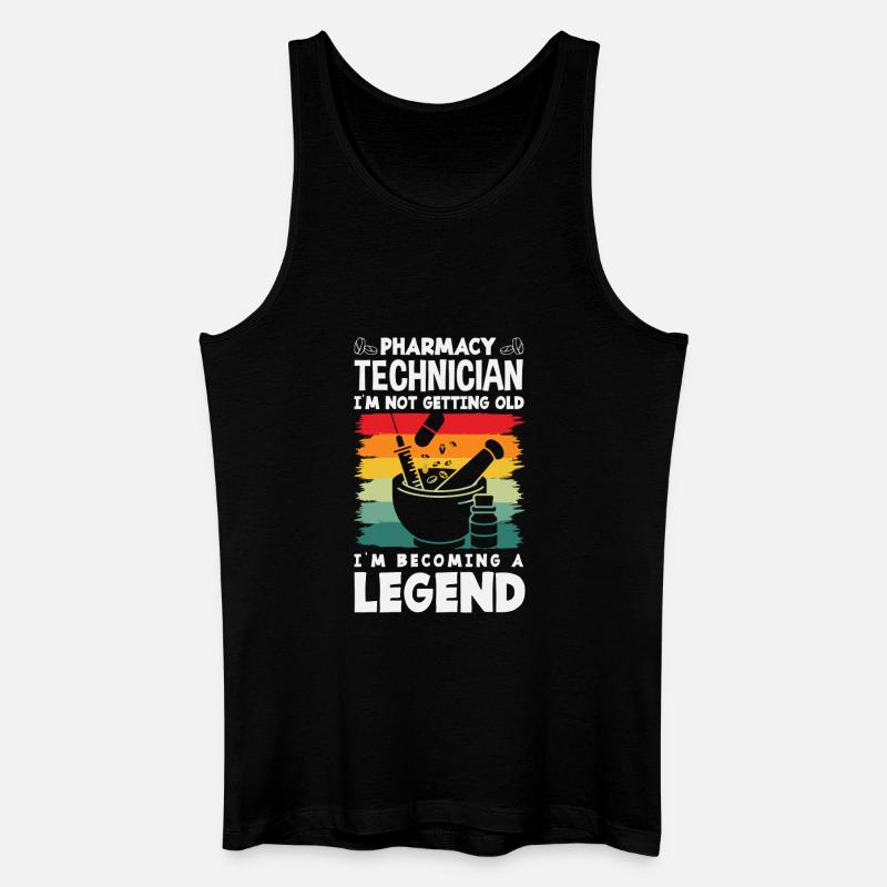 Apotheker Pharmazeutisch-technischer - Männer Bio Tank Top - Schwarz